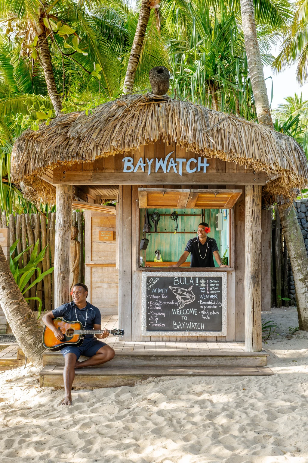 Kokomo Baywatch Guitar Infront Lifestyle