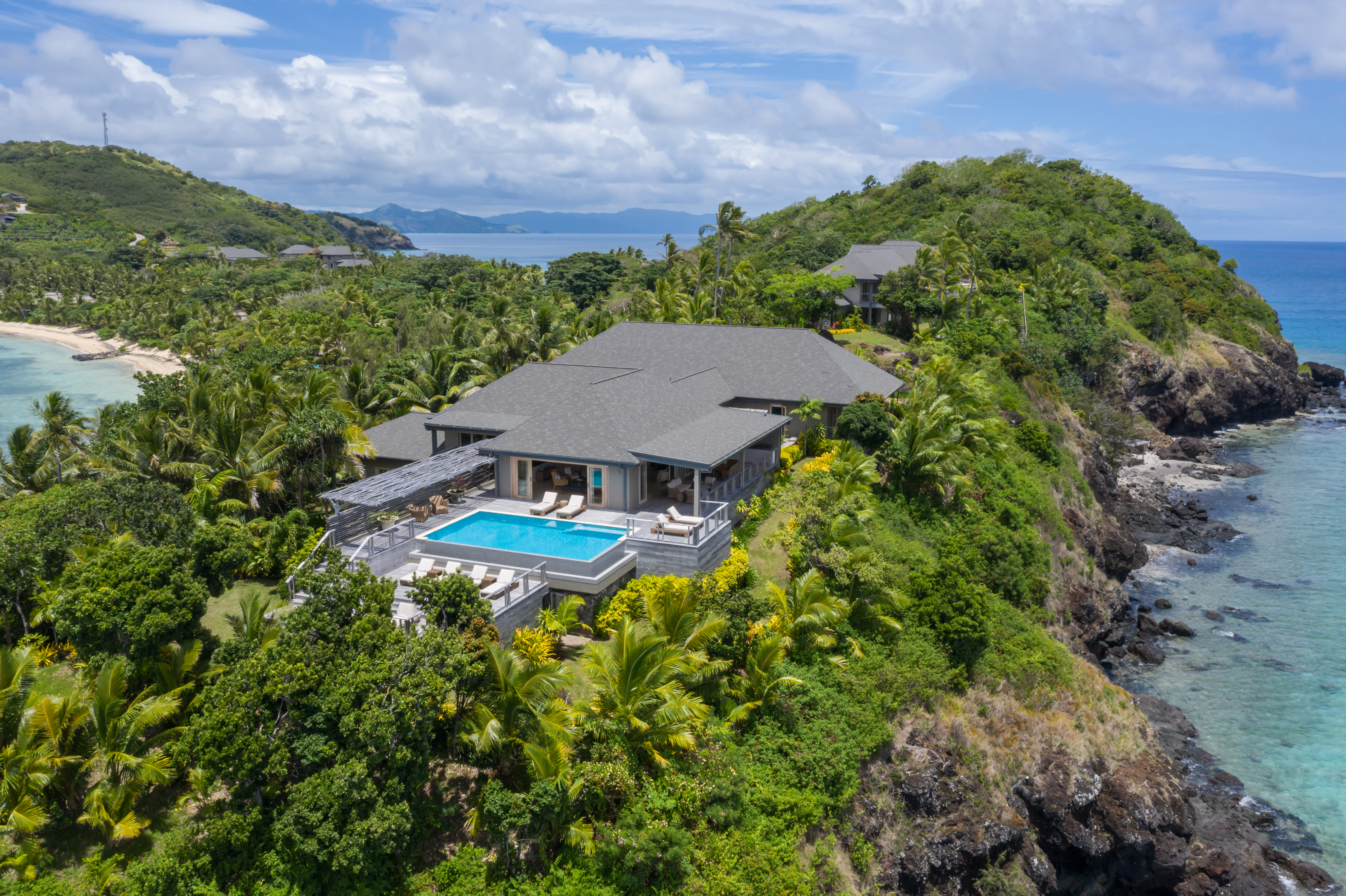 Kokomo Accommodation Residences Ocean Aerial Exterior Pool (20)