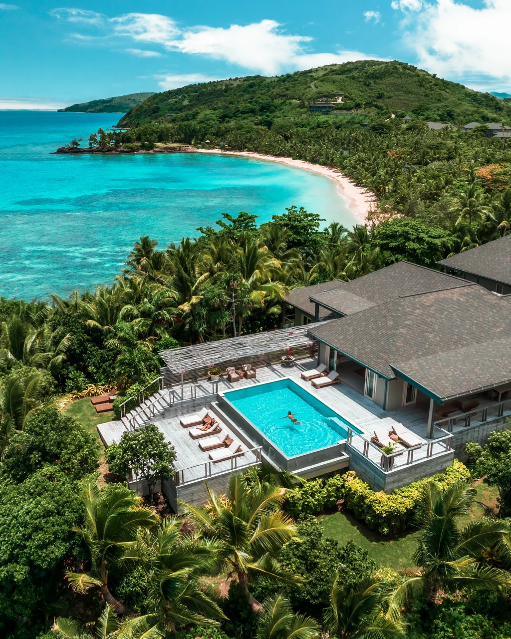 Kokomo Accommodation Residences Ocean Aerial Exterior Pool (10)