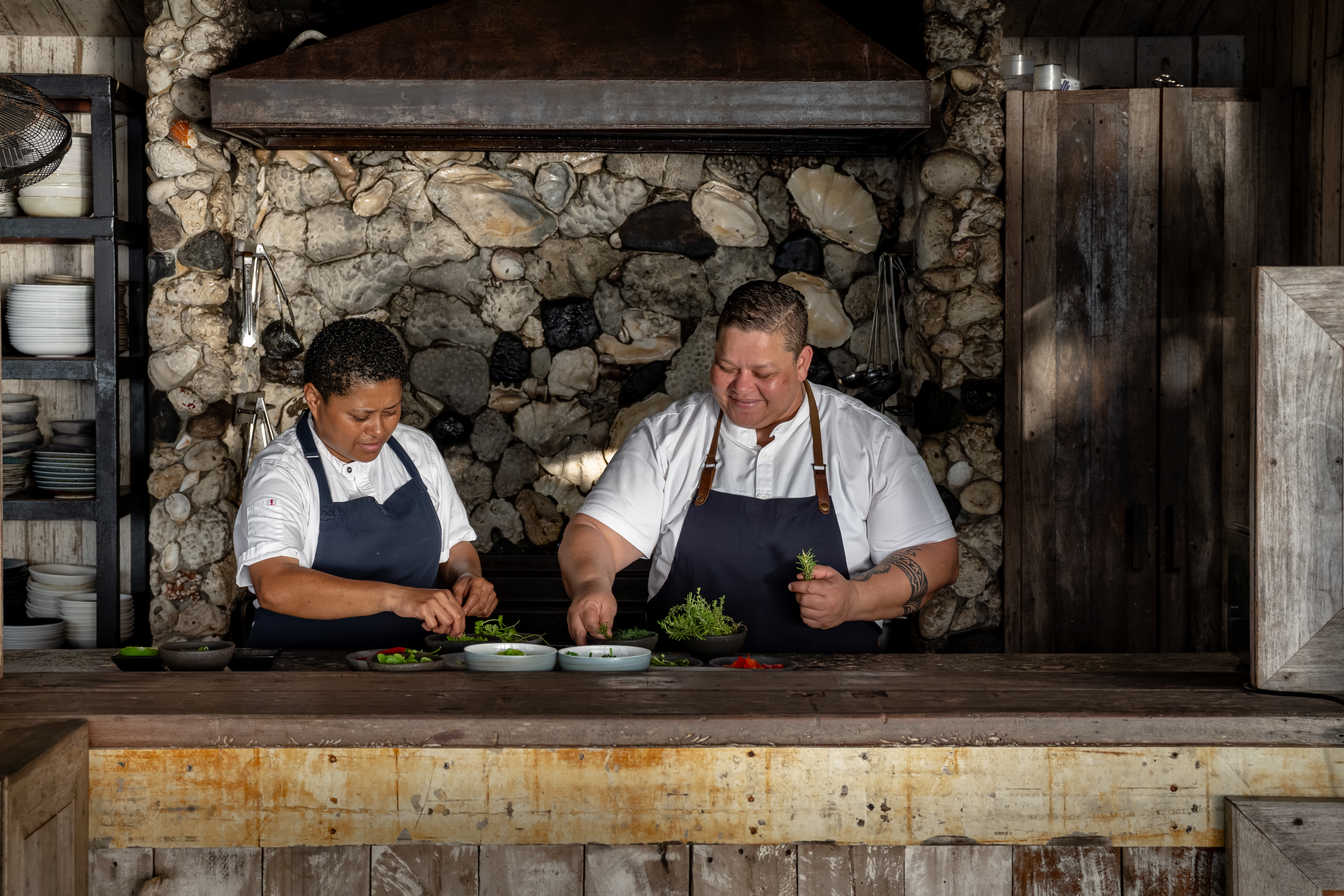 Caroline & Lenny Walker D'plank Culinary