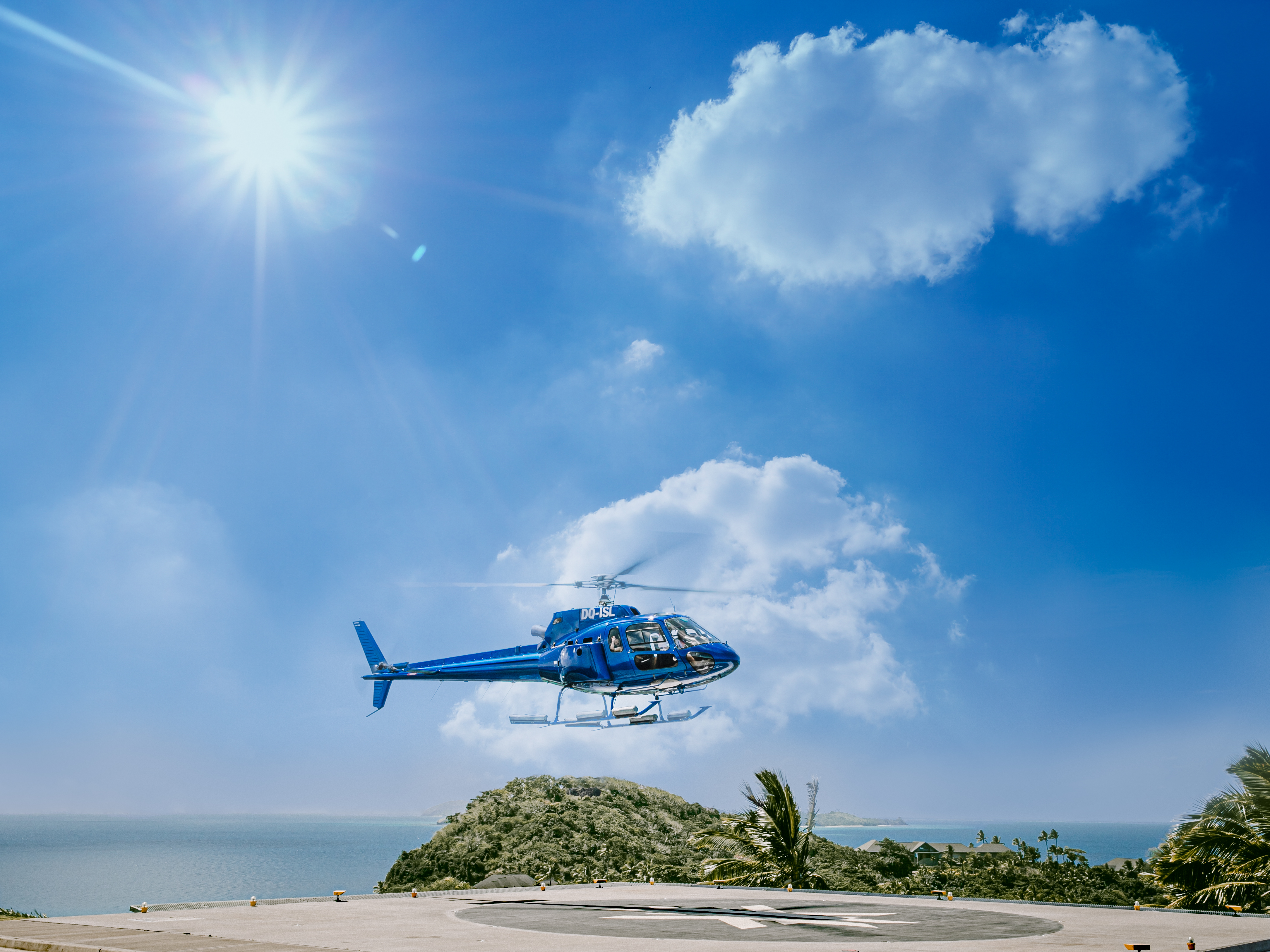 Kokomo Aviation Helicopter Landing Helipad
